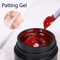 Vernis Gel UV Vegan Écologique Non Toxique Marque Blanche Pat Pat Sans HEMA 15ml pour Nail Art Manucure Française DIY