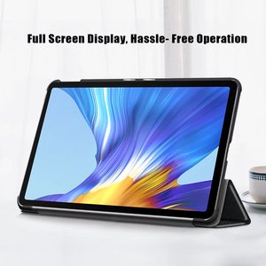 Slim MagneticTrifold Stand PU Funda de cuero Smart Cover Shell para <span class=keywords><strong>Huawei</strong></span> MatePad 10,4/Honor <span class=keywords><strong>Pad</strong></span> V6 10,4/Tablet Case Shell - Product Image 2