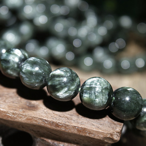 Perles en pierre naturelle pour femmes, bijoux, <span class=keywords><strong>quartz</strong></span>, chlore verte, de haute qualité, tendance, vente en gros - Product Image 5