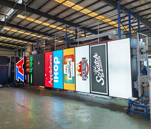 Letrero de gasolinera con pantalla LED a todo color, cartel publicitario, letrero de poste, letrero de monumento con precio de gasolina - Product Image 1