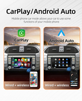 Lecteur vidéo de voiture 2 Din 7 pouces pour Fiat Bravo 2008-2013 avec Car-play Android Auto GPS Navigation WiFi+4G BT Head Unit
