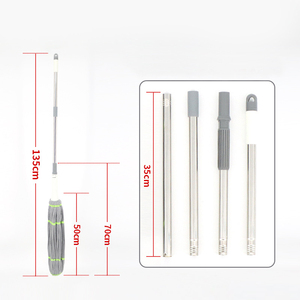 Tốt Nhất Bán Sợi Nhỏ Twist Lau Handfree Phòng Khách Phẳng Lau Với Cực Thép Không Có Tay Rửa Yêu cầu - Product Image 3