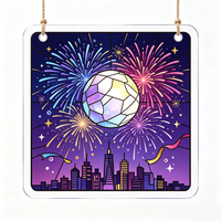 Pendentif mural en acrylique entièrement personnalisable de 20 cm, imprimez votre propre photo, art UV, pièce décorative horizontale unique pour la maison et le salon