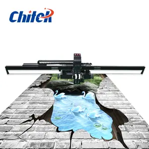 Factory High Resolution 3D Floor Inkjet Printer OEM Floor Tiles UV Ground Printing Painting Machine