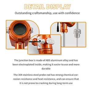 उच्च-परिशुद्धता ओएम तापमान सेंसर pt100 उच्च तापमान थर्माकोसोपल तापमान ट्रांसमीटर जांच थर्मोस्टेट के-प्रकार मॉड्यूल - Product Image 4