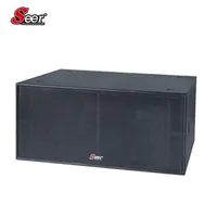 Enceinte de sonorisation professionnelle Seer Audio W-12 double 12 pouces trois voies pour concerts en extérieur