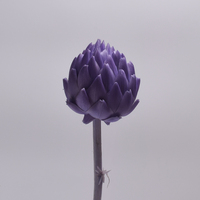 Bouquet d'artichauts conservés, naturel, en gros, personnalisé, bouquet de fleurs éternelles, décoration de mariage, de Noël, de la maison, longue durée, 3-5