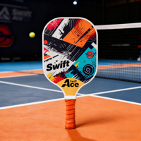 Vente directe d'usine T700 Ensemble de raquettes de pickleball en fibre de carbone alvéolée certifiées USAPA pour les sports de plein air Cadeau pour
