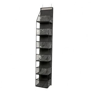 Wholesale 4 6-Layer Clothing Wall Storage Hanging Bag Transparent Non-woven Storage <b>Boxes</b> - Product Image 1