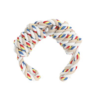 Jouet pour chien en corde à triple nœud pour mâcheurs agressifs, corde de tirage en coton, nettoyage des dents, soulagement des molaires, corde à mâcher, petite, moyenne, grande taille