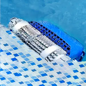 Yukarıdaki zemin havuzu aksesuarları için elektrikli yüzme havuzu temizleyici otomatik duvar tırmanma havuz elektrikli süpürgesi robot