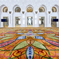 Tapis de prière personnalisable pour mosquée musulmane, nouveau design, 80% laine, 20% nylon, antimicrobien
