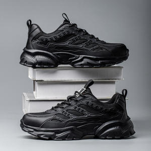 Mocassins d'automne blancs en maille respirante pour hommes – Chaussures de sécurité décontractées polyvalentes en gros - Product Image 3