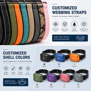 Dispositif professionnel de dressage de chien à distance, <span class=keywords><strong>portée</strong></span> de 1000 pieds, collier à choc et à vibration pour un entraînement comportemental efficace - Product Image 3