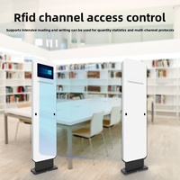 Sistema de Control de Acceso Inteligente RFID E-Bit, Protocolo ISO 18000-6C, Distancia de Lectura de 3-5 m, Material de Aluminio y ABS, Múltiples Tarjetas