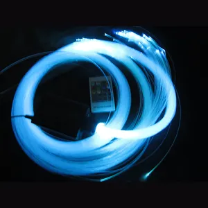 Farbige LED-Glasfaser Star Ceiling Net Light Fiber Optic Twinkle Nachtlampen-Kits