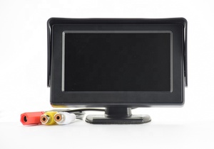 4.3 inch Nhỏ kỹ thuật số xe bảng điều khiển video hiển thị <span class=keywords><strong>VGA</strong></span> RCA đảo ngược máy ảnh hỗ trợ đảo ngược màn hình TFT LCD xe Sao Lưu màn hình - Product Image 4