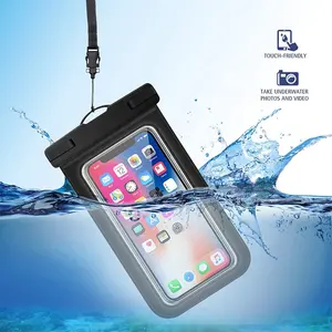 Yuanfeng Universal impermeable bolsa teléfono móvil bolsa seca buceo bajo el agua claro teléfono Protector para playa piscina, natación