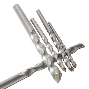 Dr. Giant Concrete Impact Drill Bit Set 5pc Spiral Round Shank Masonry Drilling Tool Bright Uncoated - Product Image 4