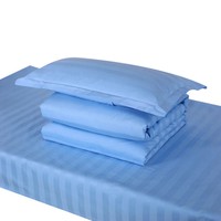 Draps de lit d'hôpital de haute qualité en coton poly 50/50 pour hôpital