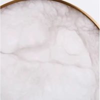 Applique Murale LED Ronde Moderne en Marbre Naturel et Cuivre, Idéale pour Hôtels, Maisons, Salons, Chambres, Couloirs et Allées