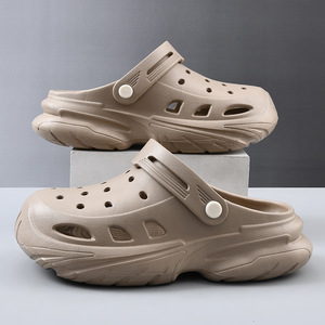 Guru Women's <b>Clogs</b> Platform EVA Breathable Hollow Thick Sole Outdoor Beach Sandals Closed Toe Summer Wear - Product Image 2