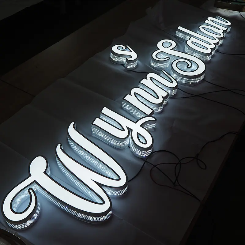LED Light Letter Aluminum Led Letter Lights Electronic Led Sign Fullit Acrylic Letters Sign for store