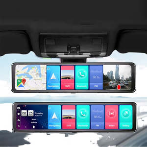 8.1มองหลังรถยนต์ระบบแอนดรอยด์2G + 32G 4G 12นิ้วกล้อง1080P คู่ GPS Navi Dash CAM ADAS Super Night Stream - Product Image 1