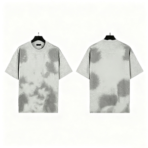 เสื้อยืดผู้ชายผ้าฝ้ายถัก 100% ทรงโอเวอร์ไซส์ หนานุ่ม พิมพ์ลายจัมโบ้ ลายกราฟิกแบบเรียบ ล้างสีแบบแอซิดวอช สไตล์วินเทจ สตรีทแวร์ เป็นมิตรกับสิ่งแวดล้อม - Product Image 5
