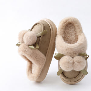 Pantuflas de Algodón para el Hogar con Suela Antideslizante, Novedad de Invierno 2025, Suela Gruesa Antideslizante - Product Image 3