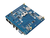 Module de calcul Raspberry Pi 4 carte de base IOT double Gigabit ETH 40PIN USB3.0 * 2 MIPI HDM | prise en charge du ventilateur CSI RTC 5/12V 5G/4G