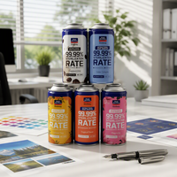 Bouteilles aérosols chimiques vides personnalisables OEM/ODM pour usage industriel avec impression CMYK et emballage en étain