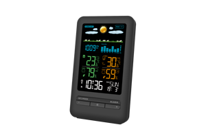 Va स्क्रीन वायरलेस इनडोर तापमान आर्द्रता मीटर थर्मामीटर हाइग्रोमीटर हाइग्रोमीटर आउटडोर मौसम स्टेशन - Product Image 2