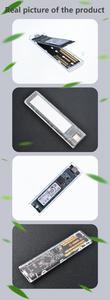 Bán Rất Nóng Cầm Tay Trong Suốt USB3.1 Type-C NVMe M.2 <span class=keywords><strong>SSD</strong></span> Bao Vây - Product Image 5