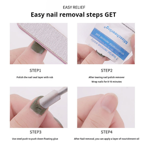 200 pièces dissolvant de vernis à ongles feuille d'alcool Pack Nail Art nettoyage lingette jetable désinfection écouvillon tampons dégraissant pour ongles - Product Image 2