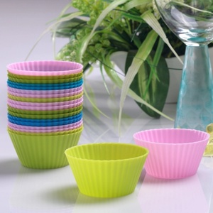 Factory Direct Food Grade Silicone Reusable Baking Cups Muffin Liners Non-Stick Cup Silicone Cupcake - Product Image 3