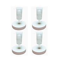 Couvercle de fermentation en plastique pour bocal Mason avec valve de ventilation unidirectionnelle, 86 mm, pour bocaux à cornichons à large ouverture