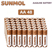 Pile alcaline AA LR6 1,5 V en promotion pour appareils électroménagers, télécommandes, jouets, lampes de poche, électronique grand public, usine OEM
