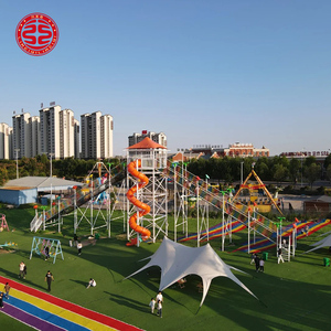Manèges de parc d'attractions, aire de jeux extérieure pour enfants, jeux pour enfants, pont suspendu, aire de jeux extérieure, <span class=keywords><strong>filet</strong></span> d'escalade pour enfants, articles d'amusement - Product Image 2
