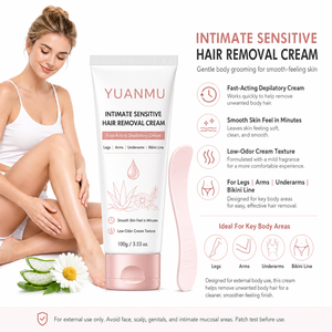 <span class=keywords><strong>Crema</strong></span> <span class=keywords><strong>Depilatoria</strong></span> de Acción Rápida en 5 Minutos, Calma la Piel, Sin Irritación, para Piel Sensible, Piernas, Brazos, Axilas, Línea del Bikini - Product Image 3