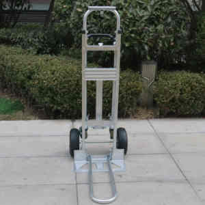 Aluminium 500lbs kapasitas beban perak Aluminium Aloi lipat tugas berat Convertible truk tangan struktur Platform troli - Product Image 6