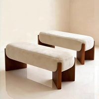 Tabouret à chaussures moderne et minimaliste de style nordique, tabouret bas décontracté, étagère à chaussures d'entrée, tabouret de canapé créatif, banc de dressing à vendre