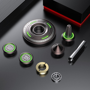 Tiebro Super Long Luminous Fidget Spinner Interfinger Decompression Artifact Toy Excellent Jue Gyro Fingertip Alloy Metal 14+ - Product Image 4