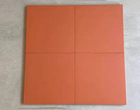 Tuiles carrées en terre cuite rouge pour pavage de jardin décoratif extérieur 400*400