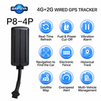 Localisateur GPS pour véhicule P8-4P filaire 4G 2G LTE GPRS GSM GLONASS WiFi avec géolocalisation, support tableau de bord, application Android, PC, garantie 1 an