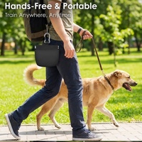 Sac à friandises pour chien, résistant aux intempéries, lavable au lave-vaisselle, avec fermeture magnétique en silicone, pour l'entraînement