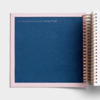 Diario Bíblico Personalizado con Impresión Personalizada, Libro de Cuero para Agradecimiento, Salud Mental, Manifestación, Oración, Afirmaciones, Sermones, Mindfulness