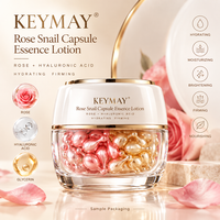 Lotion Visage Hydratante et Raffermissante à la Capsule de Bave d'Escargot Rose, Éclaircissante, Soin de la Peau, Marque Privée, Fabricant OEM ODM Personnalisé