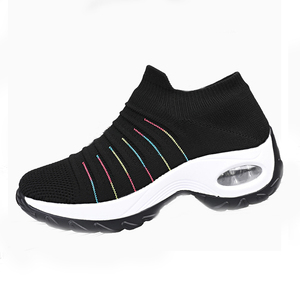 Commercio all'ingrosso Della Maglia Slip On scarpe Cuscino D'aria Scarpe Da Passeggio <span class=keywords><strong>Calzino</strong></span> Scarpe Da Tennis Della Piattaforma delle Donne - Product Image 4