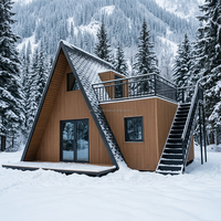 Casa Prefabricada de Lujo, Construcción Europea de Acero Ligero, Villa Modular de Alta Calidad, Impermeable, de Construcción Rápida, Moderna